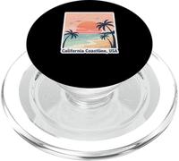 Ambiance sur la Plage au Coucher du Soleil sur la côte PopSockets PopGrip pour MagSafe
