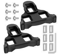 Ambienden Cales pour Pedale VTT SPD | Cales De Pedale Velo Flottantes à 6° Compatibles avec Les SystèMes SH10/SH11/SH12/PC pour Le Cyclisme sur Route en ExtéRieur(Noir)