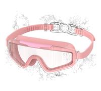 Ambienden Lunette Piscine Enfant, Anti-Buée & UV, Vision Panoramique, Réglage Rapide, Joint Silicone, Lunettes de Natation Unisexe 3-14 Ans, T-PK