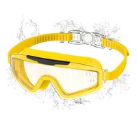 Ambienden Lunette Piscine Enfant, Anti-Buée & UV, Vision Panoramique, Réglage Rapide, Joint Silicone, Lunettes de Natation Unisexe 3-14 Ans, T-YL