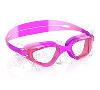 Ambienden Lunette Piscine Enfant, HD 180° Grand Angle Lunettes de Natation pour 3-14 Ans, Anti-Buée, Protection UV, Ajustement Rapide, Joint en Silicone, Lunette de Piscine Unisexes, Purple