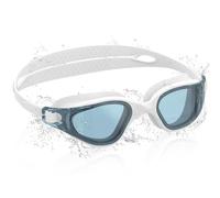 Ambienden Lunette Piscine Enfant, HD 180° Grand Angle Lunettes de Natation pour 3-14 Ans, Anti-Buée, Protection UV, Ajustement Rapide, Joint en Silicone, Lunette de Piscine Unisexes, White