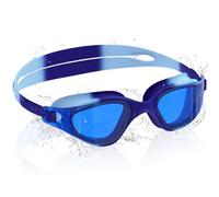 Ambienden Lunette Piscine Enfant, HD 180° Grand Angle Lunettes de Natation pour 3-14 Ans, Anti-Buée, Protection UV, Ajustement Rapide, Joint en Silicone, Lunette de Piscine Unisexes, Dark Blue