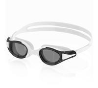 Ambienden Lunettes de Natation, Claire Vision Lunettes de Natation Anti-buée, Protection UV, Joints en Silicone, Ajustements Rapides, Unisexes Pour Adultes-White