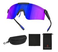 Ambienden Lunettes De Soleil De Velo Pour Hommes Et Femmes - Lunette Vitesse PolariséEs Avec Protection Uv400 Et Coupe-Vent - Lunette De Soleil Ski LéGèRes Pour Le Cyclisme, La RandonnéE Et La PêChe