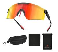 Ambienden Lunettes De Soleil De Velo Pour Hommes Et Femmes - Lunette Vitesse PolariséEs Avec Protection Uv400 Et Coupe-Vent - Lunette De Soleil Ski LéGèRes Pour Le Cyclisme, La RandonnéE Et La PêChe