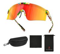 Ambienden Lunettes De Soleil De Velo Pour Hommes Et Femmes - Lunette Vitesse PolariséEs Avec Protection UV400 Et Coupe-Vent - Lunette De Soleil Ski LéGèRes Pour Le Cyclisme, La RandonnéE Et La PêChe