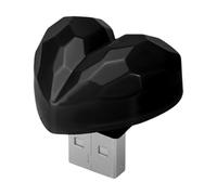 Ambient Lighting on Car, Heart-Shaped Interior Light, Color Changing Atmosphere Lamp, Cute Plug-in Decor Accessory, Romantic Nightlight for Vehicle Dashboard, Seats, Night Driving
