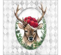 Ambiente - 13317650 - Lot de 20 serviettes de table en papier, 33 cm x 33 cm, 3 couches