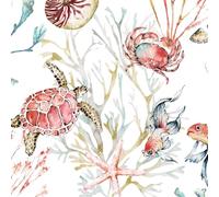 Ambiente - 20 SERVIETTES PAPIER ANIMAUX FONDS MARINS 33CM