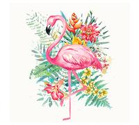 Ambiente 20 Serviettes Papier Flamant Rose Tropical 33CM