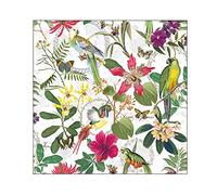 Ambiente Serviettes de table Jungle tropicale – Paquet de 20, 3 plis 33x33 cm, papier de soie