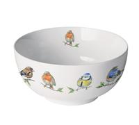Ambiente Bol à céréales 0,4 l - 14 cm Espèces d'oiseaux oiseaux New Bone China porcelaine Bird species