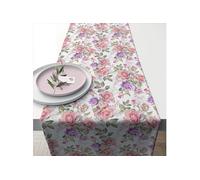 AMBIENTE Chemin de table en coton Josephine 40 x150 cm