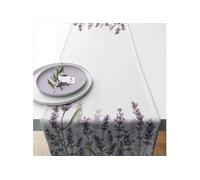 Chemin De Table En Coton Lavande 40 X 150 Cm