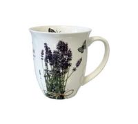 AMBIENTE Lavande - Tasse en Porcelaine Fine - Hauteur 11 cm - Diamètre 10 cm