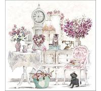 Ambiente Lot de 20 Serviettes de Table Vintage