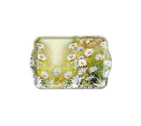 AMBIENTE Mini plateau Pâquerettes rectangulaire en mélamine - 20.5 x 13.5 cm