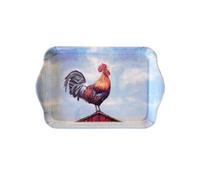 AMBIENTE Mini plateau rectangulaire Coq- 20.5 x 13.5 cm