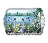 AMBIENTE Mini plateau Vue du Lac rectangulaire en mélamine - 20.5 x 13.5 cm VERT G