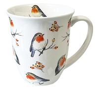 Ambiente Tasse en porcelaine fine Robin Famille 0,4 l blanc