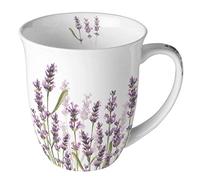 Ambiente Tasse en porcelaine fine – brins de lavande