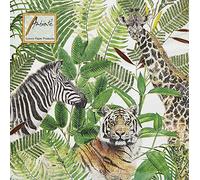 Ambiente Papier Serviettes - Serviettes Lunch/Party/env. 33 x 33 cm Safari - Idéal comme Cadeau et Table de décoration