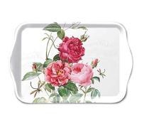 Ambiente Plateau de service en mélamine - 13 x 21 cm - Amber Roses - Motif floral