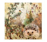 Ambiente Serviettes en Papier 3 Plis hérisson Automne