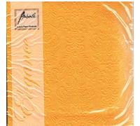 Ambiente Serviettes en papier Dinner/Party env. 33x33cm Elegance Yellow - Jaune - Marriage - Baptême - Embossed/Embossé