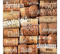 Ambiente Serviettes Lunch 33Ã‚ x 33Ã‚ cm Party Wine Corks by Ambiente - Luxury Paper Products
