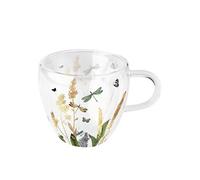 Tasse à thé en verre double paroi 200 ml - Libellule