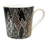 AMBIENTE Tasse en Porcelaine Fine Luxury Trees - Hauteur 9 cm - Diamètre 9 cm