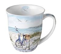 Ambiente Tasse vélo sur la plage : environ 10,5 x 9,5 cm