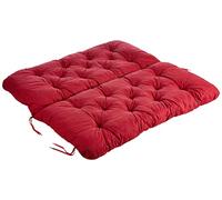 Ambientehome Coussin REMBOURRÉ avec Dossier pour Banc de Jardin ou de TERRASSE env. 100 x 98 x 8 cm Rouge!!