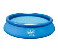 Ambientehome Quick Up Easy Piscine Hors-Sol avec Pompe filtrante Bleu 366 x 366 x 91 cm 6756 L 26020