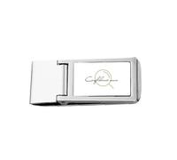 Ambiguous Contrary Trust Deception Pince à billets fine en acier inoxydable Portefeuille de poche