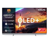 TV OLED+ Ambilight Philips 55OLED910 139 cm 4K UHD 2025 Gris métal