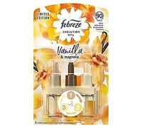 Ambipur 3 Recharge plug-in pour Assainisseur d'air Volution, 20 ml, Fleur de Vanille, l'emballage peut varier