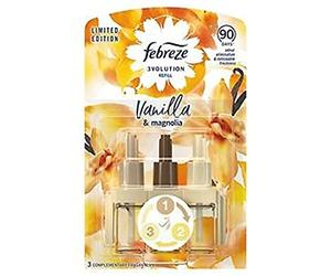 Ambipur 3 Recharge plug-in pour Assainisseur d'air Volution, 20 ml, Fleur de Vanille, l'emballage peut varier