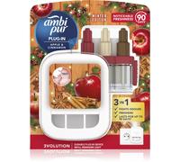 AmbiPur 3volution Apple & Cinnamon diffuseur électrique de parfum d'ambiance avec recharge 20 ml