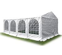 Ambisphere Tente de réception Classic Plus - Pavillon - 550 g/m² - Bâche en PVC - Tente de Jardin/chapiteau/Tente à bière, imperméable, résistante aux UV et Ignifuge 6x12 White