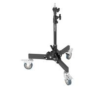 AMBITFUL 61-81 cm Profession Support de lampadaire pliable amovible très robuste et roues pour studio Flash LED