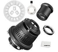 AMBITFUL AL-16 Pro Bowens Mount Split Focalize Conical Snoot Optical Condenser Art Special Effects Shaped Beam Light Cylinder with Compatible with Nikon AI Lens Adapter