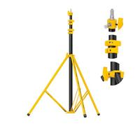 AMBITFUL AMBITFUL GM280 Support d'éclairage réglable en alliage d'aluminium pour réflecteurs, boîtes à lumière, appareils photo et flash Jaune