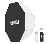 AMBITFUL Q1 Boîte à lumière à libération rapide, modificateur d'éclairage pour photographie, balle, octa, bande et rebond (support Godox, rebond de 45,7 cm)