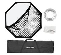 AMBITFUL Softbox 140cm/55 inch Octagon Honeycomb Grid Bowens softbox, with Honeycomb Grid + Carrying Bag, for Bowens Mount Lamp