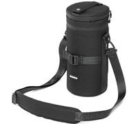 AMBITFUL Thick Camera Lens Pouch Case, Water/Dust/Shock Protection Lens Pouch for DSLR Camera Lens Compatible for Sony, Nikon, Canon,Fujifilm,Tamron Fits Lenses Below 110 × 225 mm (4.33 × 8.86 in)