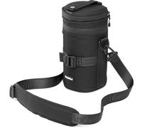 AMBITFUL Thick Camera Lens Pouch Case, Water/Dust/Shock Protection Lens Pouch for DSLR Camera Lens Compatible for Sony, Nikon, Canon,Fujifilm,Tamron Fits Lenses Below 100 × 165 mm (3.94 × 6.50 in)