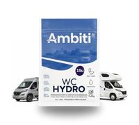 Ambiti | WC Hydro | Élimination des déchets unidoses solubles dans l’eau | Camping-cars | Antibactérien | Élimination des déchets organiques et du papier hygiénique (15 Monodose, Piña colada)